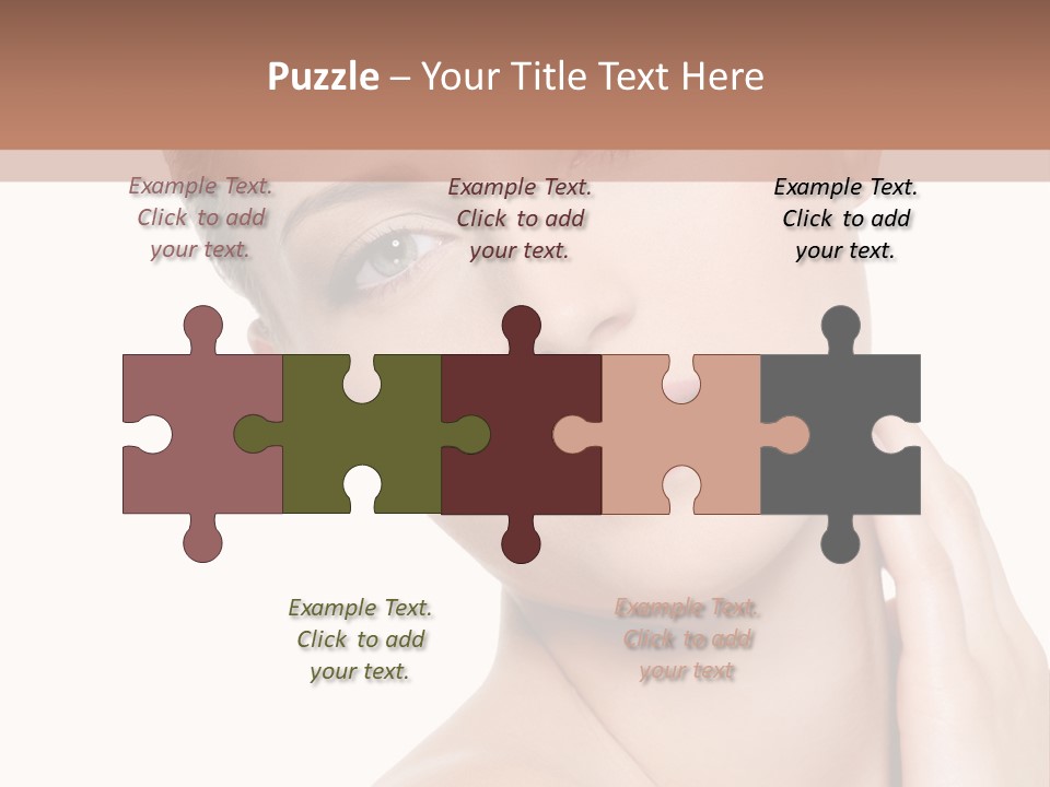 Closeup Bodycare Cosmetic PowerPoint Template