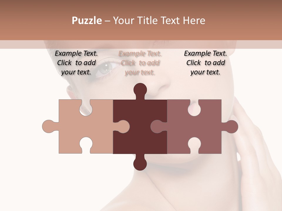 Closeup Bodycare Cosmetic PowerPoint Template