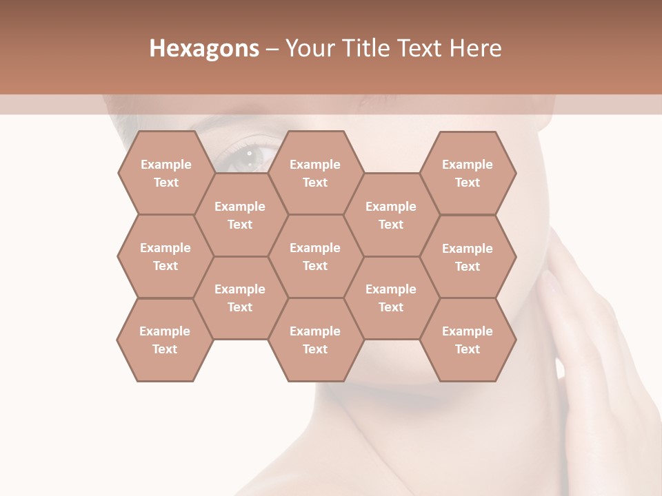 Closeup Bodycare Cosmetic PowerPoint Template