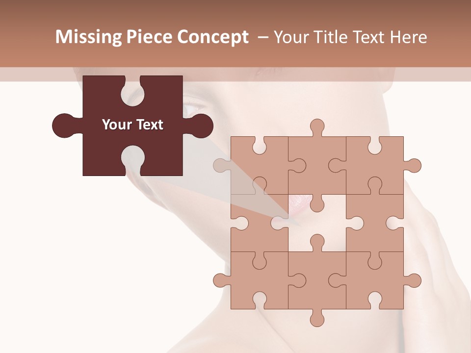 Closeup Bodycare Cosmetic PowerPoint Template