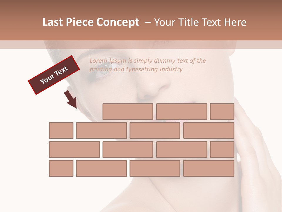 Closeup Bodycare Cosmetic PowerPoint Template