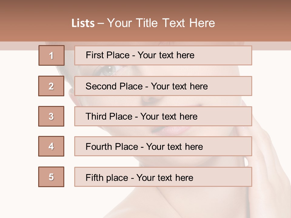 Closeup Bodycare Cosmetic PowerPoint Template