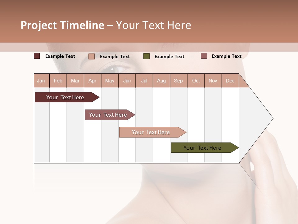 Closeup Bodycare Cosmetic PowerPoint Template
