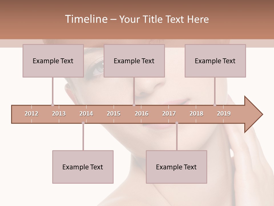 Closeup Bodycare Cosmetic PowerPoint Template