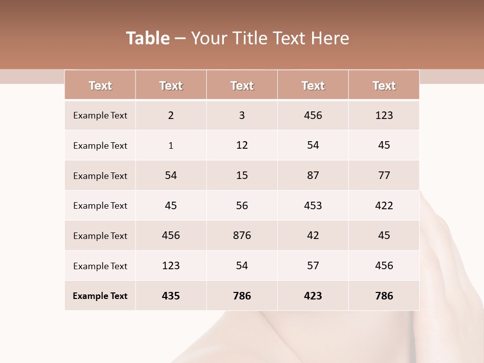 Closeup Bodycare Cosmetic PowerPoint Template