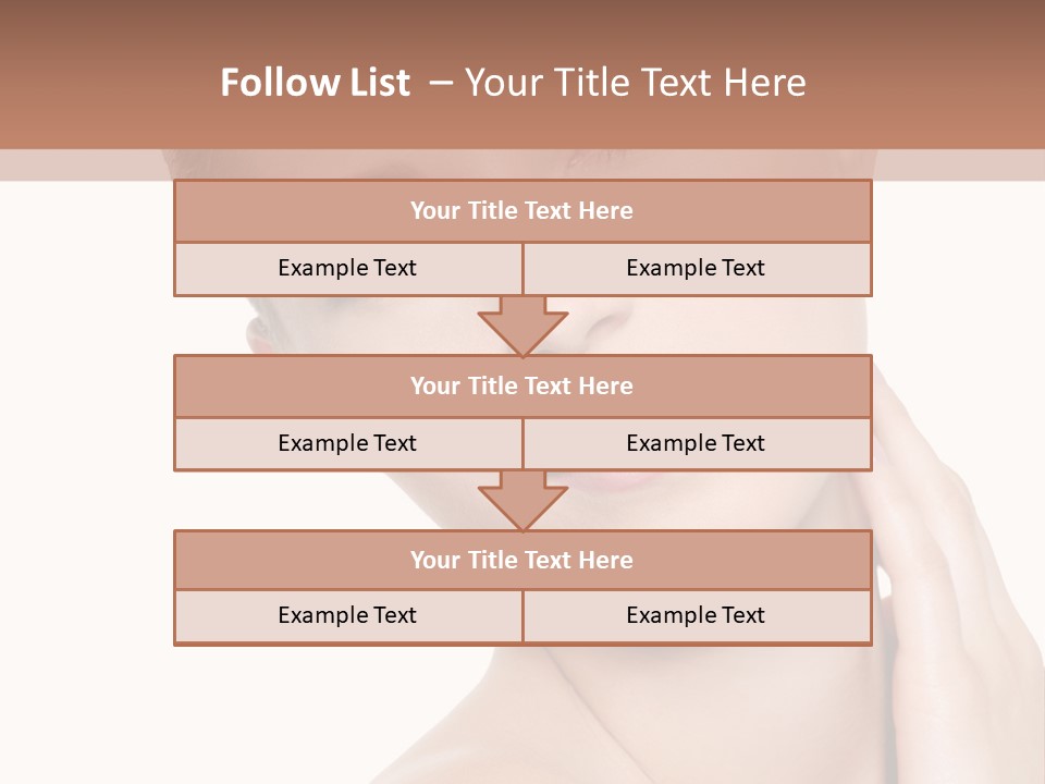 Closeup Bodycare Cosmetic PowerPoint Template