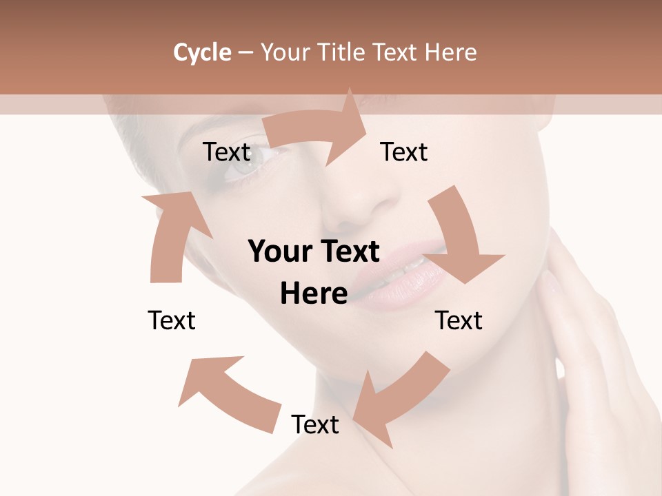 Closeup Bodycare Cosmetic PowerPoint Template