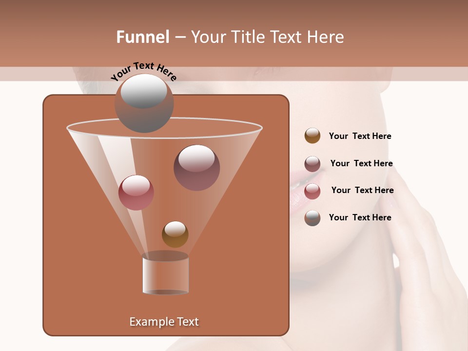 Closeup Bodycare Cosmetic PowerPoint Template