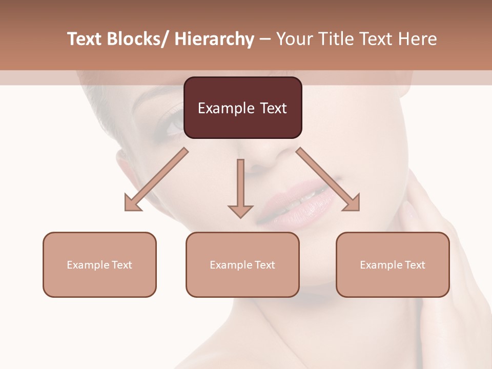 Closeup Bodycare Cosmetic PowerPoint Template