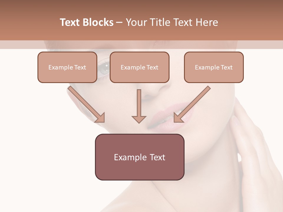 Closeup Bodycare Cosmetic PowerPoint Template