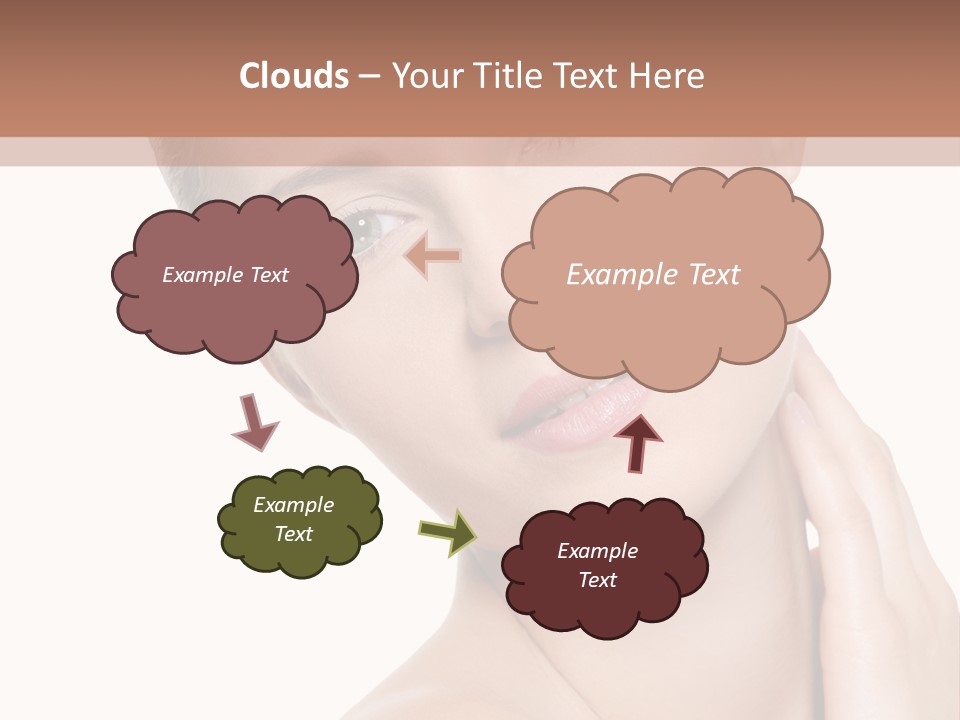 Closeup Bodycare Cosmetic PowerPoint Template