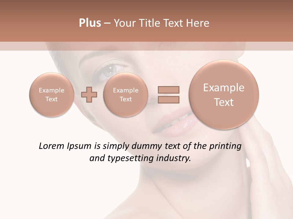 Closeup Bodycare Cosmetic PowerPoint Template
