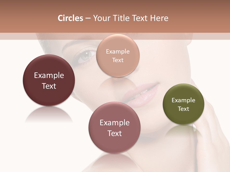 Closeup Bodycare Cosmetic PowerPoint Template