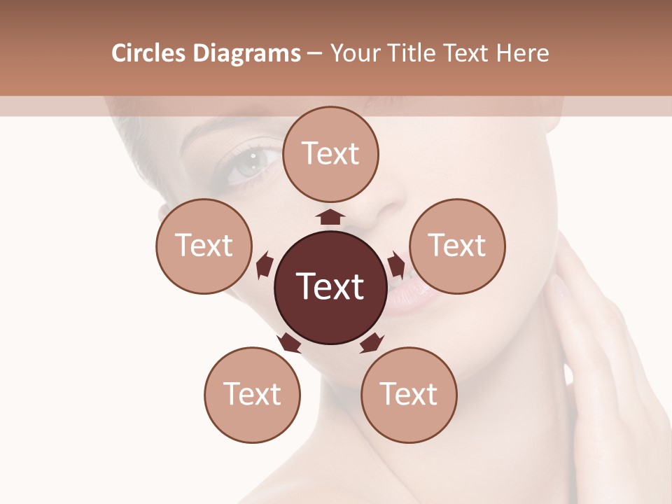 Closeup Bodycare Cosmetic PowerPoint Template
