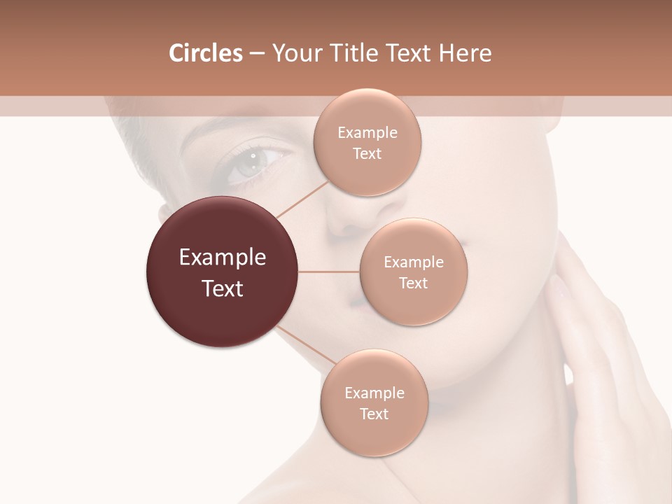 Closeup Bodycare Cosmetic PowerPoint Template
