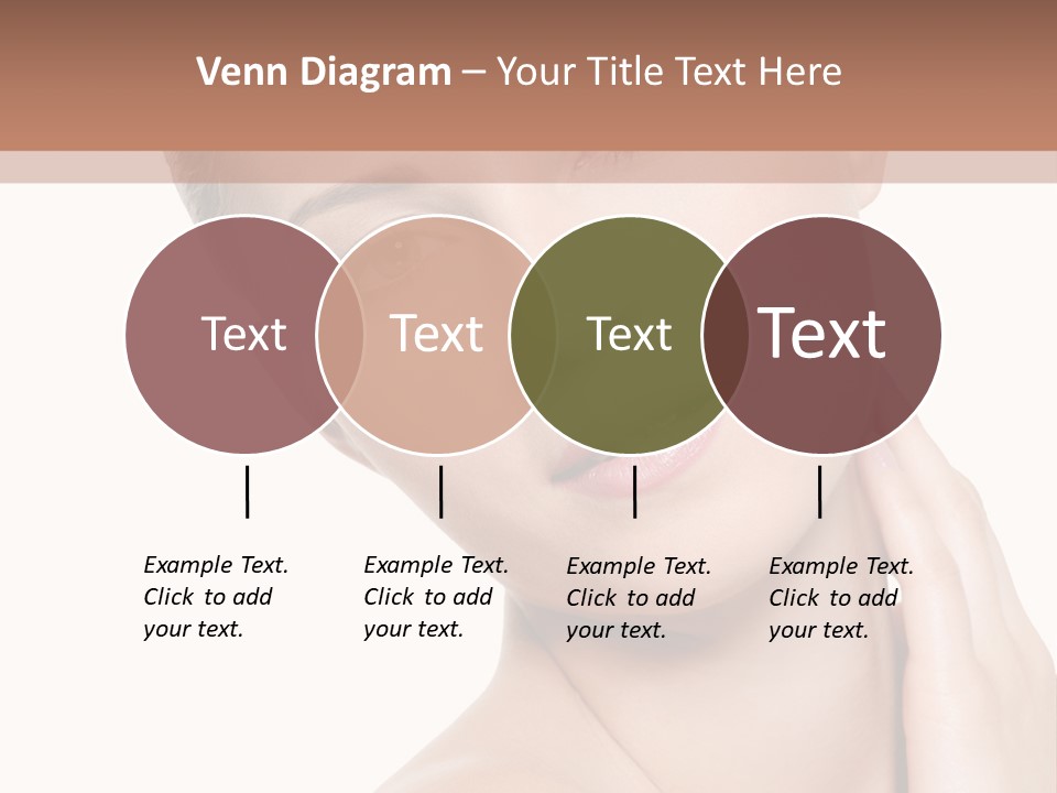 Closeup Bodycare Cosmetic PowerPoint Template