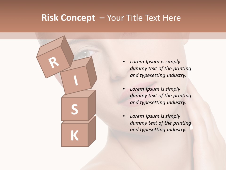 Closeup Bodycare Cosmetic PowerPoint Template