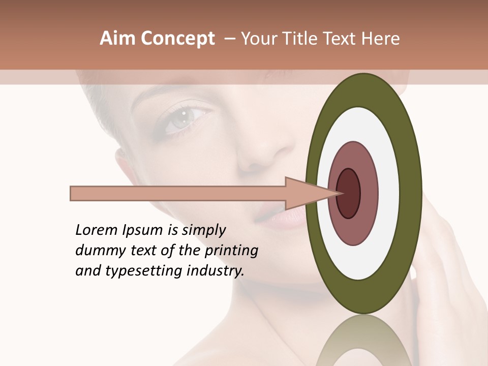 Closeup Bodycare Cosmetic PowerPoint Template