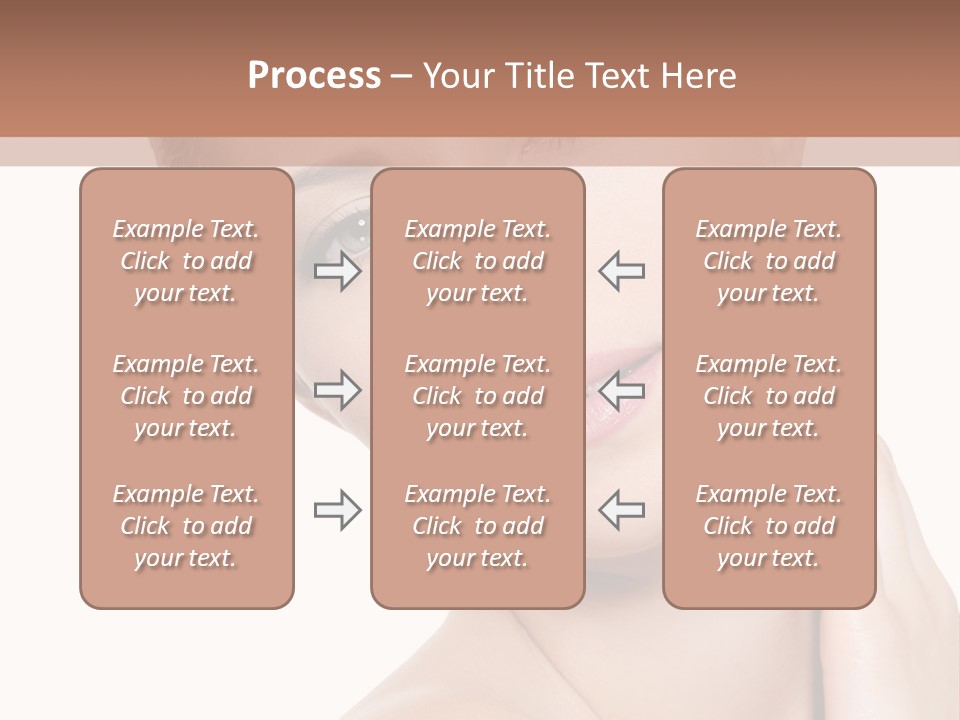 Closeup Bodycare Cosmetic PowerPoint Template