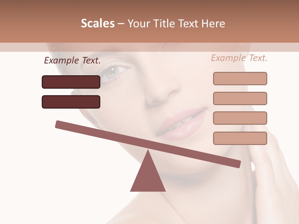 Closeup Bodycare Cosmetic PowerPoint Template