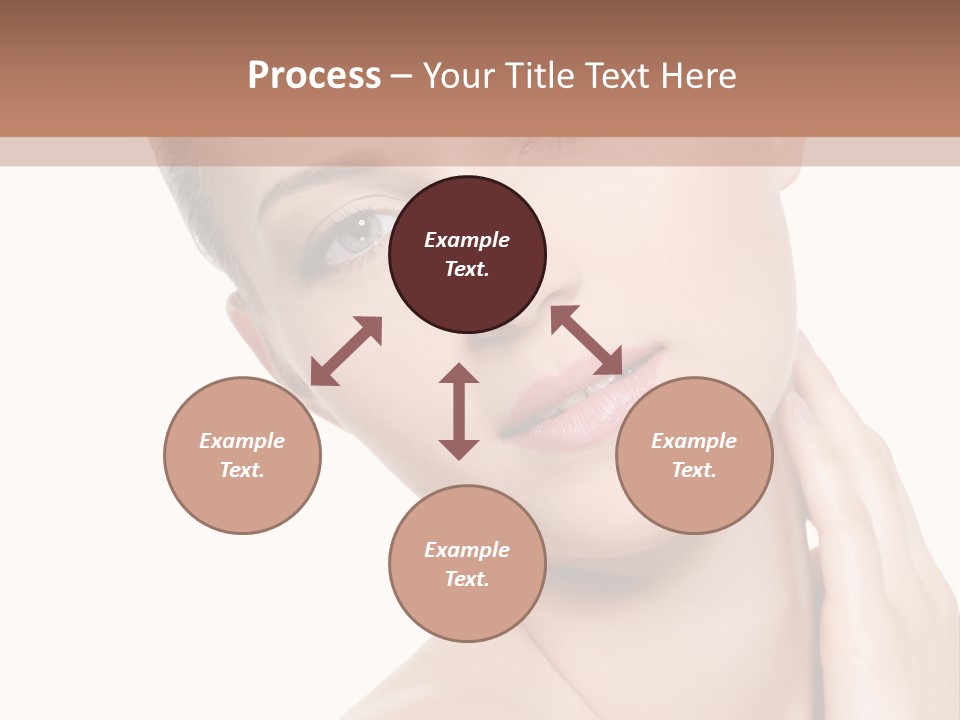 Closeup Bodycare Cosmetic PowerPoint Template