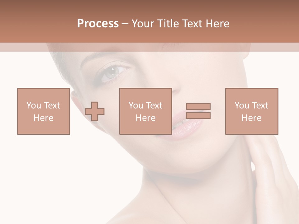 Closeup Bodycare Cosmetic PowerPoint Template
