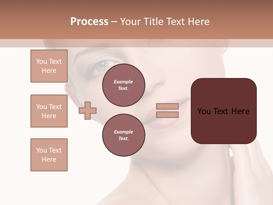 Closeup Bodycare Cosmetic PowerPoint Template