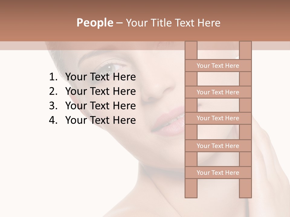 Closeup Bodycare Cosmetic PowerPoint Template