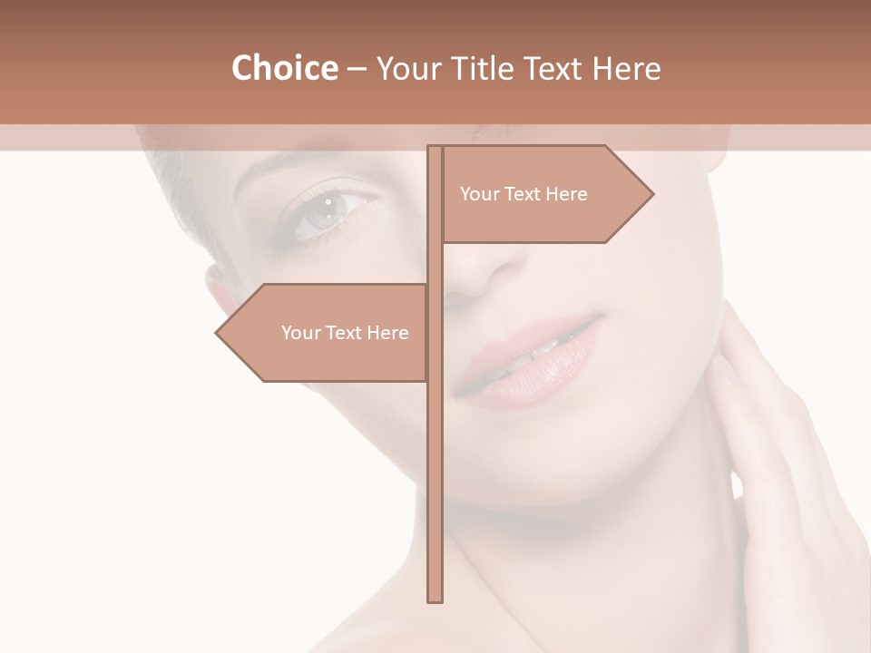 Closeup Bodycare Cosmetic PowerPoint Template