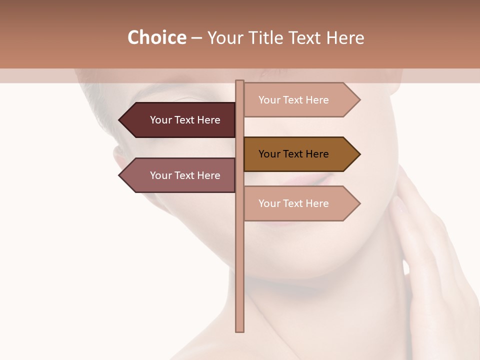 Closeup Bodycare Cosmetic PowerPoint Template