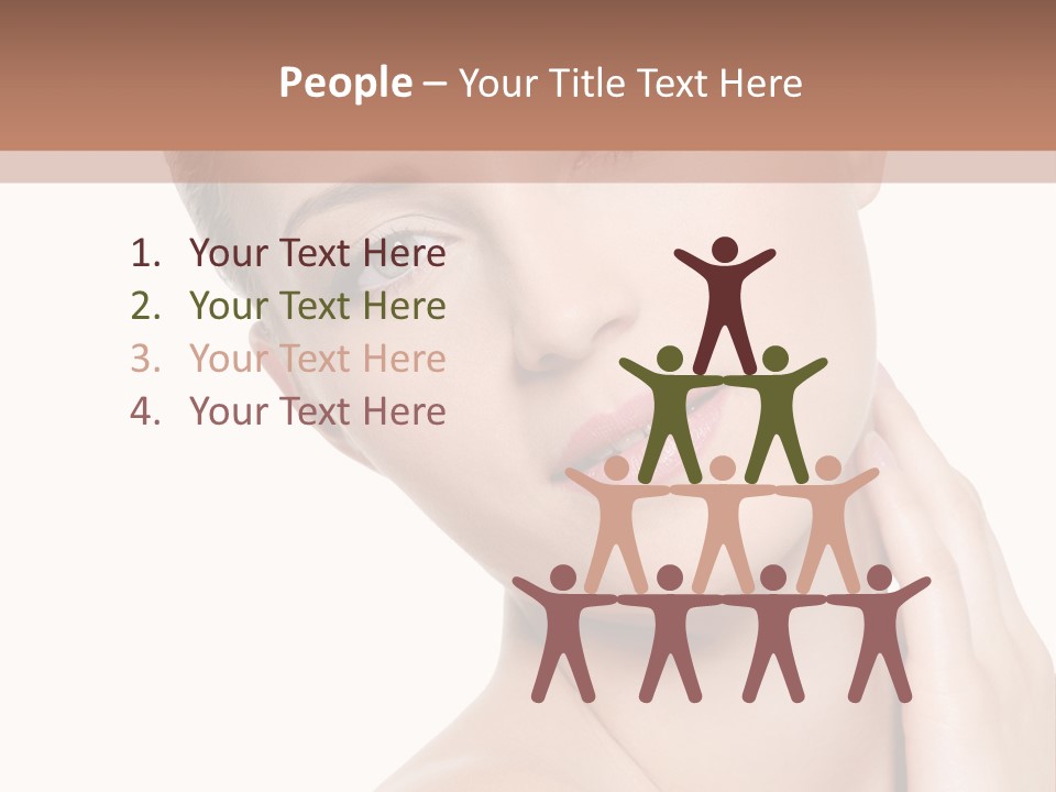 Closeup Bodycare Cosmetic PowerPoint Template