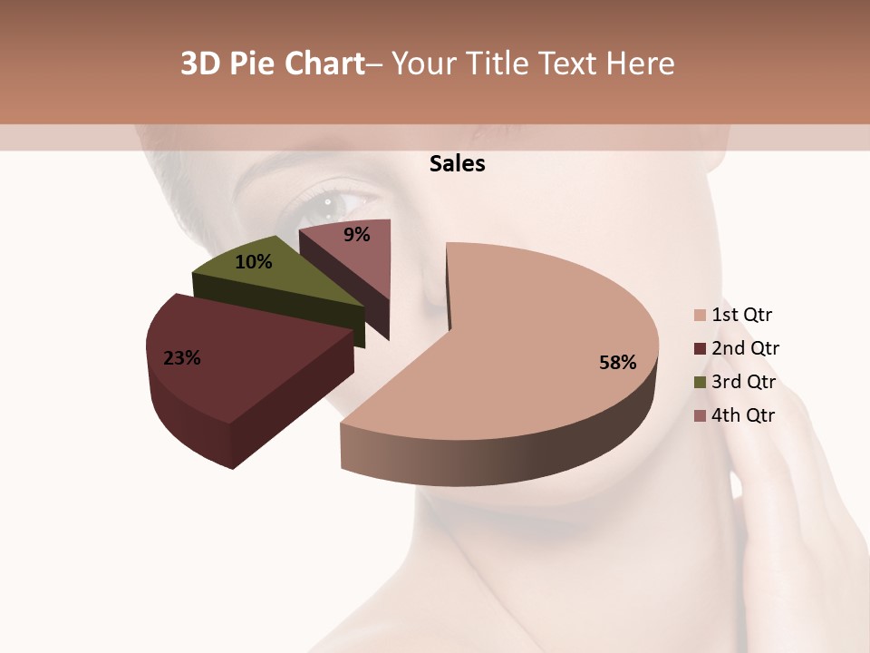 Closeup Bodycare Cosmetic PowerPoint Template