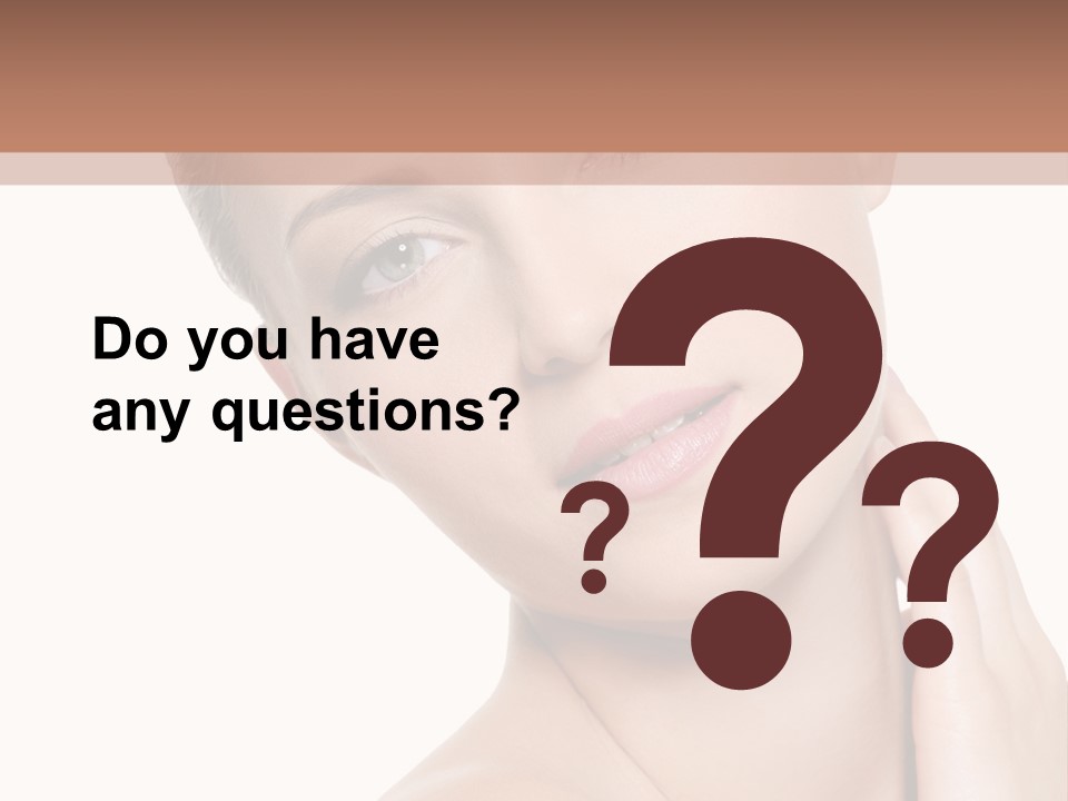 Closeup Bodycare Cosmetic PowerPoint Template