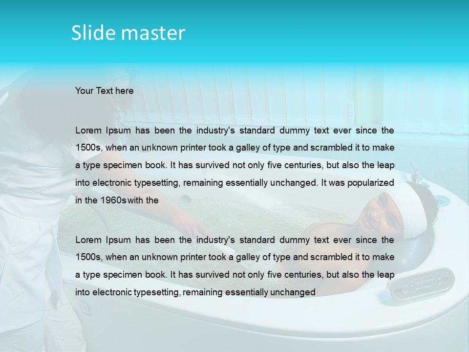 Hydrate Treatment Drop PowerPoint Template