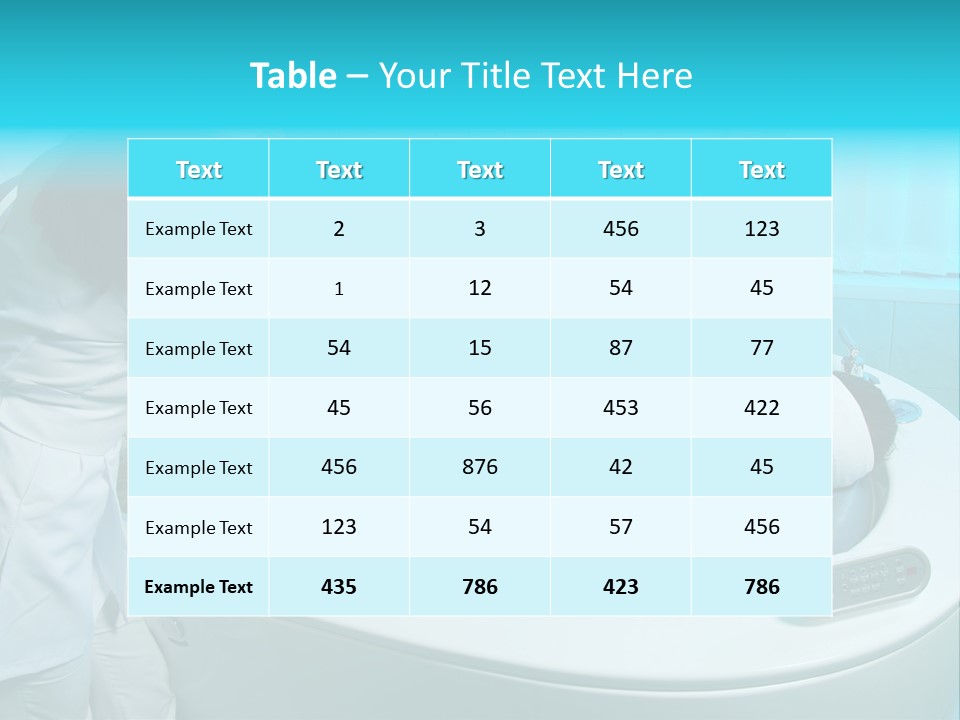 Hydrate Treatment Drop PowerPoint Template