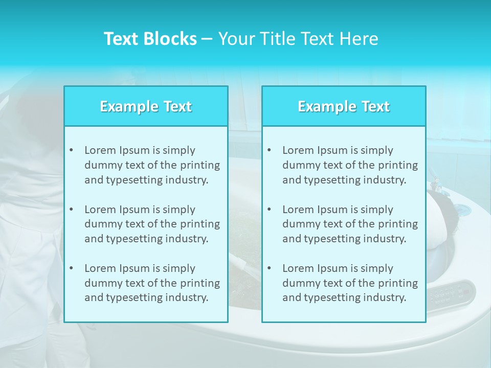 Hydrate Treatment Drop PowerPoint Template