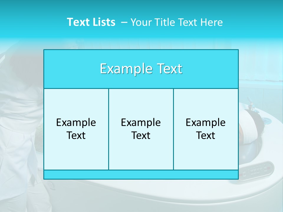 Hydrate Treatment Drop PowerPoint Template
