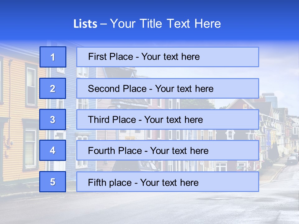 House Cozy Nfld PowerPoint Template