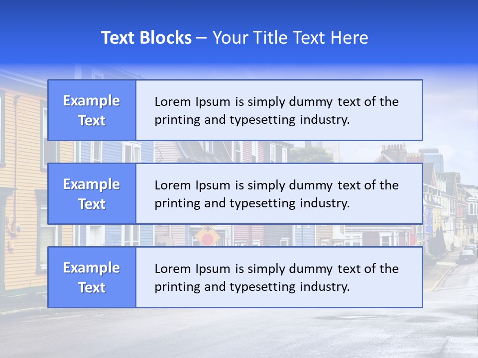 House Cozy Nfld PowerPoint Template