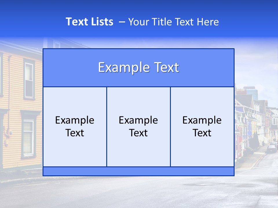House Cozy Nfld PowerPoint Template