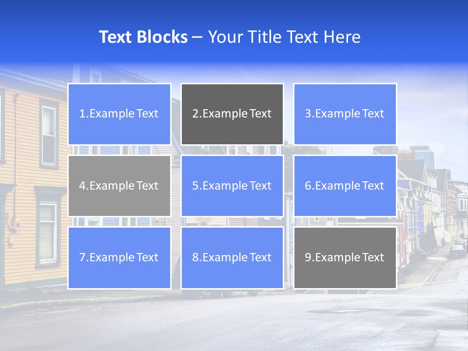 House Cozy Nfld PowerPoint Template