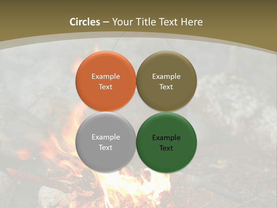 Tourist Journey Coal PowerPoint Template