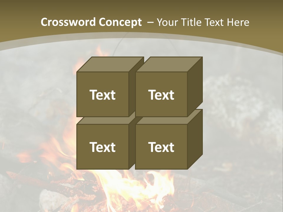 Tourist Journey Coal PowerPoint Template