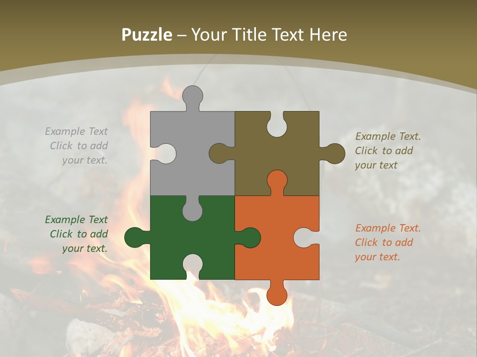 Tourist Journey Coal PowerPoint Template