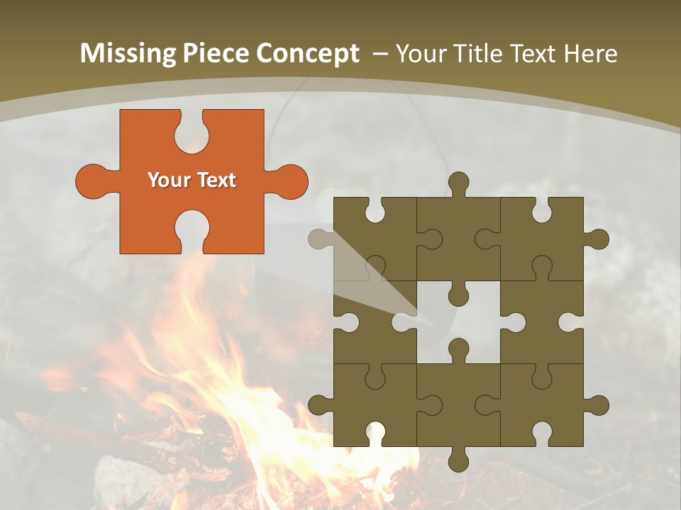 Tourist Journey Coal PowerPoint Template