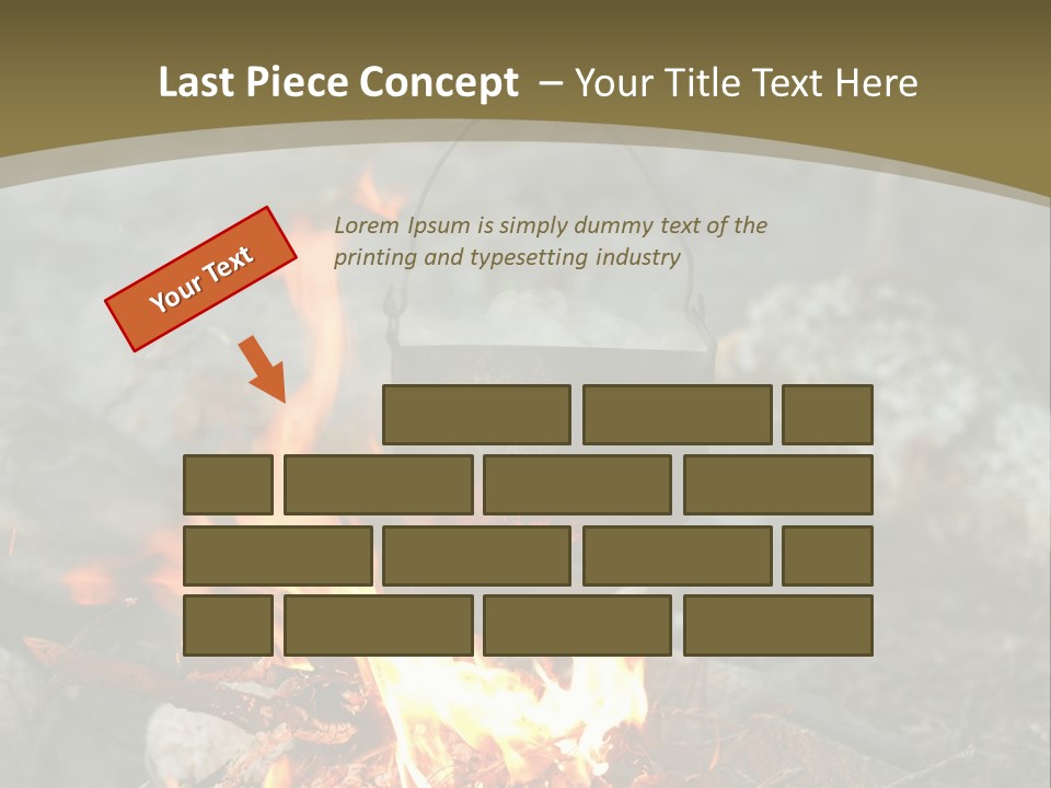 Tourist Journey Coal PowerPoint Template