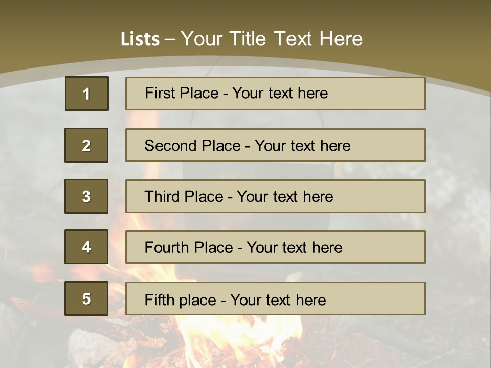 Tourist Journey Coal PowerPoint Template