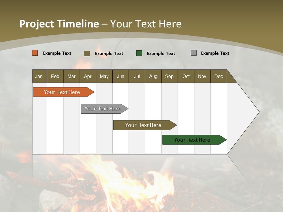 Tourist Journey Coal PowerPoint Template