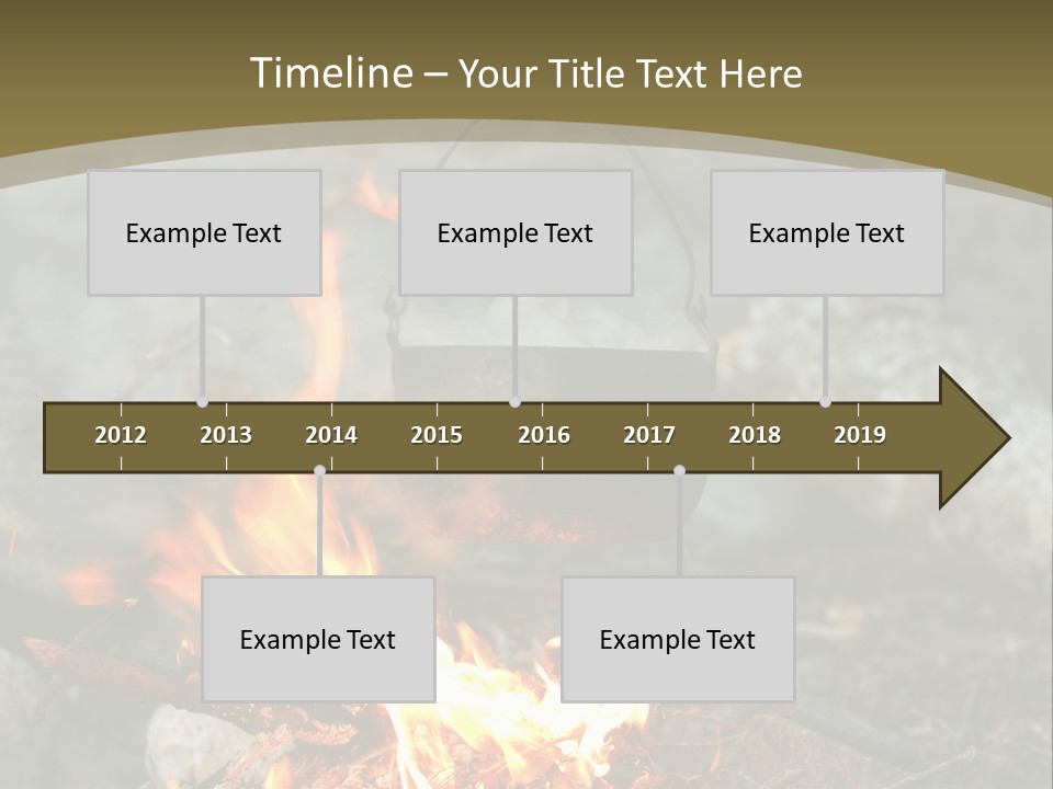 Tourist Journey Coal PowerPoint Template