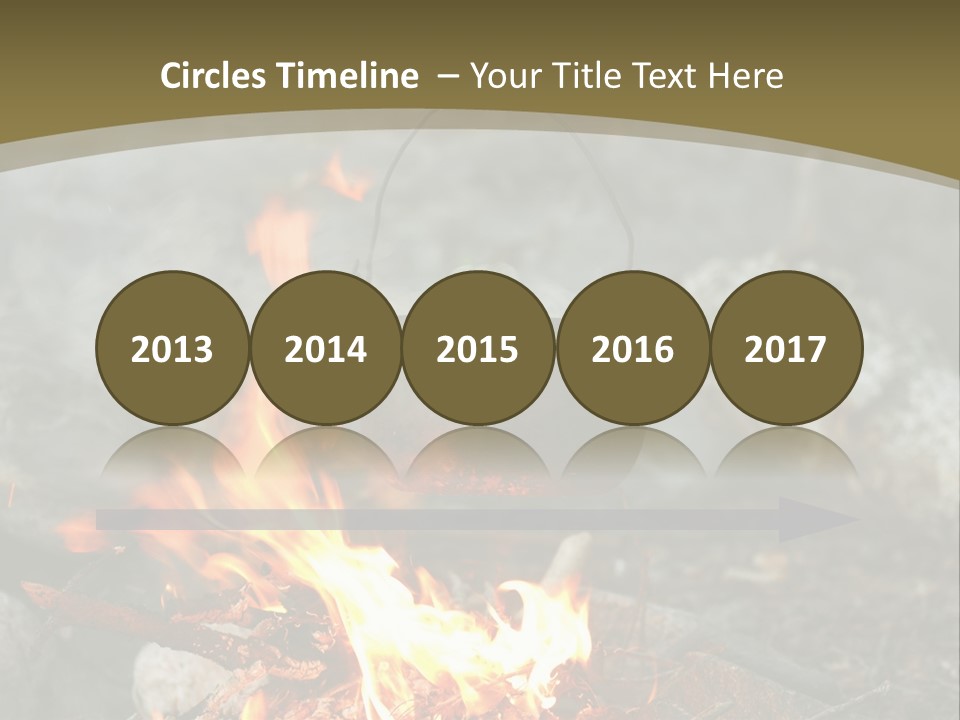 Tourist Journey Coal PowerPoint Template